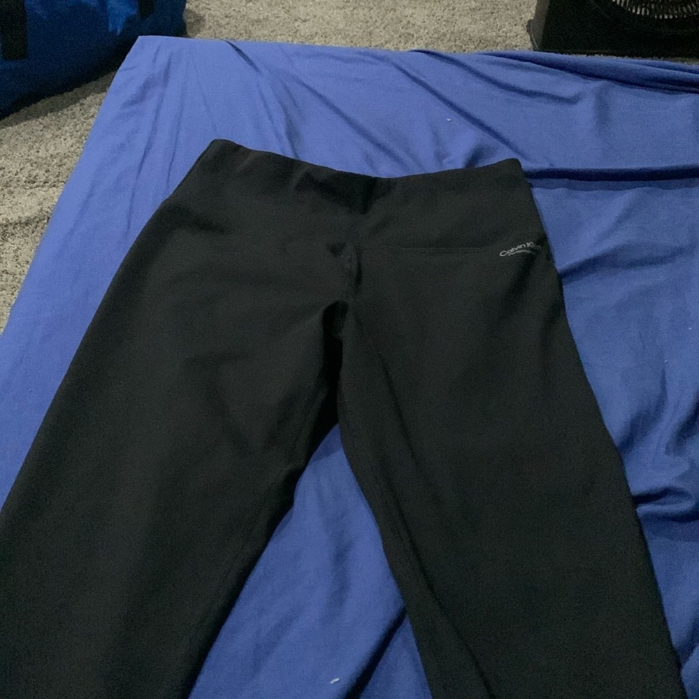 Black stretch pants